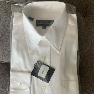 NWT Robert Talbott White Button Down Shirt